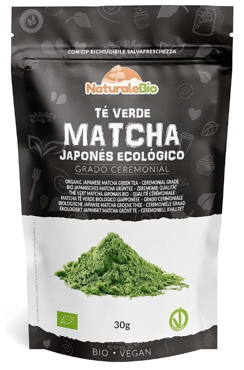 té matcha 30g recargable naturalebio