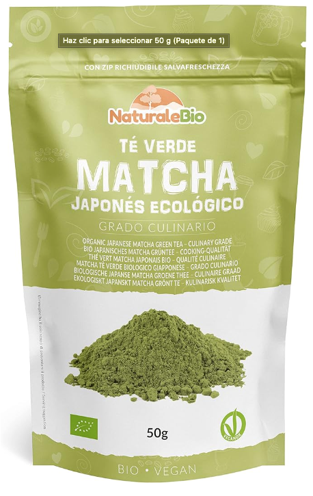 Matcha & CO Té verde matcha premium en polvo [grado ceremonial premium]. Té  verde orgánico en polvo de Japón. Té matcha orgánico de grado ceremonial.